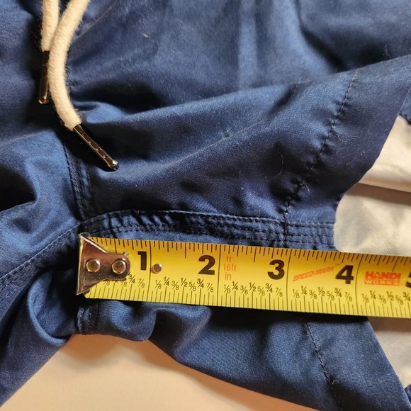 OAS Swim Trunks 4 Inch Lined Dark Blue Medium - Picture 7 of 9